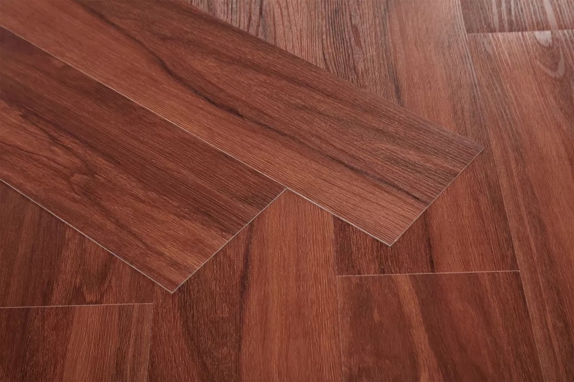Commercial PVC Luxury Vinyl Tile Flooring 1.2mm UV Coating