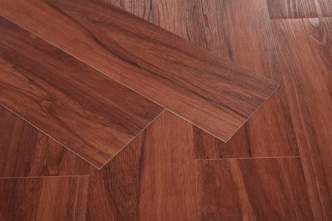 Commercial PVC Luxury Vinyl Tile Flooring 1.2mm UV Coating
